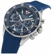 Men's Nautica Wesport Blue Dial Silicone Band Watch NAPWPS302