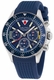 Men's Nautica Wesport Blue Dial Silicone Band Watch NAPWPS302