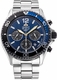 Men's Orient Mako Solar Powered Steel Chronograph Watch RA-TX0208L10B