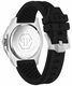 Men's Philipp Plein Aquastorm Black Dial Silicone Band Watch PW2GA0126