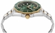 Men's Philipp Plein Aquastorm Green Dial Steel Band Watch PW2GA0526