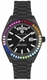 Men's Philipp Plein Date Superlative Black Dial Automatic Steel Band Watch PWPNA0624