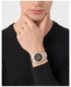 Men's Philipp Plein Date Superlative Gent Rock Couture Brown Dial Steel Band Watch PWMFA0625