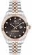 Men's Philipp Plein Date Superlative Gent Rock Couture Brown Dial Steel Band Watch PWMFA0625