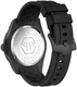 Men's Philipp Plein Gmt-I Challenger Silicone Strap Black Watch PWYBA1023