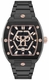 Men's Philipp Plein Hexagon Phantom Black Dial Steel Band Watch PWPUA1025