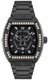 Men's Philipp Plein Hexagon Phantom Black Dial Steel Band Watch PWPUA1125