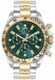 Men's Philipp Plein Nobile Green Dial Steel Band Watch PWCAA0821