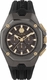 Men's Philipp Plein Octagon Silicone Chronograph Black Watch PWTBA0323