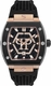 Men's Philipp Plein The Hexagon Phantom Silicone Strap Watch PWPUA0124