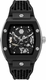 Men's Philipp Plein The Skeleton Automatic Ecoceramic Black Watch PWVBA0423