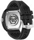 Men's Philipp Plein The Skeleton Automatic Ecoceramic Black Watch PWVBA0423