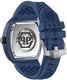 Men's Philipp Plein The Skeleton Automatic Ecoceramic Blue Watch PWVBA0323