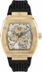 Men's Philipp Plein The Skull Automatic Silicone Strap Watch PWBAA0321