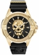 Men's Philipp Plein The Skull Black Dial Silicone Band Watch PWAAA0221