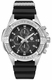 Men's Philipp Plein The Skull Chrono Black Dial Silicone Band Watch PWWFA0125