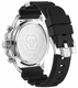 Men's Philipp Plein The Skull Chrono Black Dial Silicone Band Watch PWWFA0125