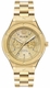 Men's Philipp Plein Underdog Gold Dial Steel Band Watch PW1GA0526