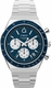 Men's Timex Q Chronograph Stainless Steel Bracelet Watch TW2W51600