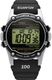 Men's Timex Atlantis 100 Digital Black Resin Strap Watch TW2U31000