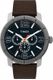 Men's Timex City Casual Brown Leather Strap Watch TW2U15300