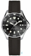 Men's Timex Deep Water Meridian Black Dial Sapphire Crystal 200M Dive Rubber Band Watch TW2W81600