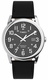 Men's Timex Easy Reader Classic Black Dial Leather Band Watch TW2Y12800