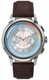 Men's Timex Marlin Silver Dial Brown Leather Band Watch TW3A00200