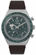 Men's Timex Peanuts Q Timex Green Dial Leather Band Watch TW6A04400