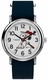 Men's Timex Peanuts Weekender White Dial Cloth Band Watch TW2Y51400