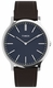 Men's Timex Trend Gallery Blue Dial Leather Band Watch TW2W43700