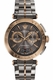 Men's Versace Aion Chronograph Grey Stainless Steel Watch VE1D02023
