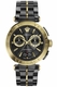 Men's Versace Aion Chronograph Two Tone Stainless Steel Watch VE1D02723