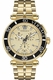 Men's Versace Greca Chronograph Gold Stainless Steel Watch VE3L00622