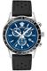 Men's Versace Sport Chronograph Black Leather Strap Watch VEZCA0124