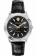 Men's Versace Univers Automatic Black Leather Strap Watch VE2D00221