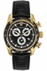 Men's Versace V-Ray Chronograph Leather Strap Watch VE2I00921