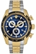 Men's Versace V-Ray Chronograph Two Tone Watch VE2I01021