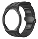 Metal Case And Strap For AP x Swatch Royal Pop - Black Steel Case Black Silicone Band - 12 O'clock Crown
