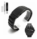 Metal Replacement Watch Band Fits Diesel Mega Chief Watch Black Steel Bracelet #5112