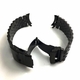 Baume Mercier Compatible Metal Steel Jubilee Style Black PVD Curved End Watch Band #7002