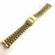 Timex Compatible Metal Jubilee Style Gold Tone Curved End Watch Band #7003
