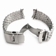Breitling Compatible Metal Steel Jubilee Style Curved End Watch Band #7001