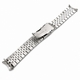 Breitling Compatible Metal Steel Jubilee Style Curved End Watch Band #7001