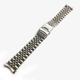 Casio Compatible Metal Steel Jubilee Style Curved End Watch Band #7001