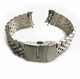 Casio Compatible Metal Steel Jubilee Style Curved End Watch Band #7001