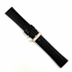 Casio Compatible Black Leather Watch Strap Quick Release Band Rose Gold Buckle #1526