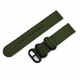 Tag Heuer Compatible Green Nylon Watch Band Strap Belt Army Military Ballistic Black Buckle #6034