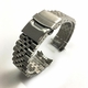 Movado Compatible Metal Steel Jubilee Style Curved End Watch Band #7001