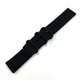 ESQ Compatible Black Nylon Watch Band Strap Belt Army Military Ballistic Black Buckle #6032